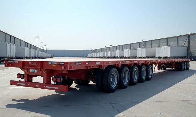Standard flatbed trailer