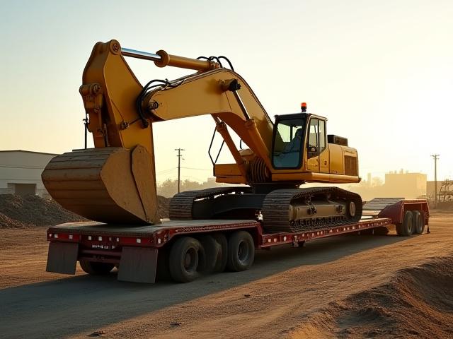 Heavy Construction Equipment Transport